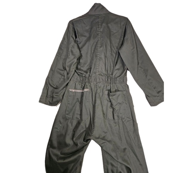 Vintage Walls Army Green Work Mechanics Coveralls - Picture 9 of 16